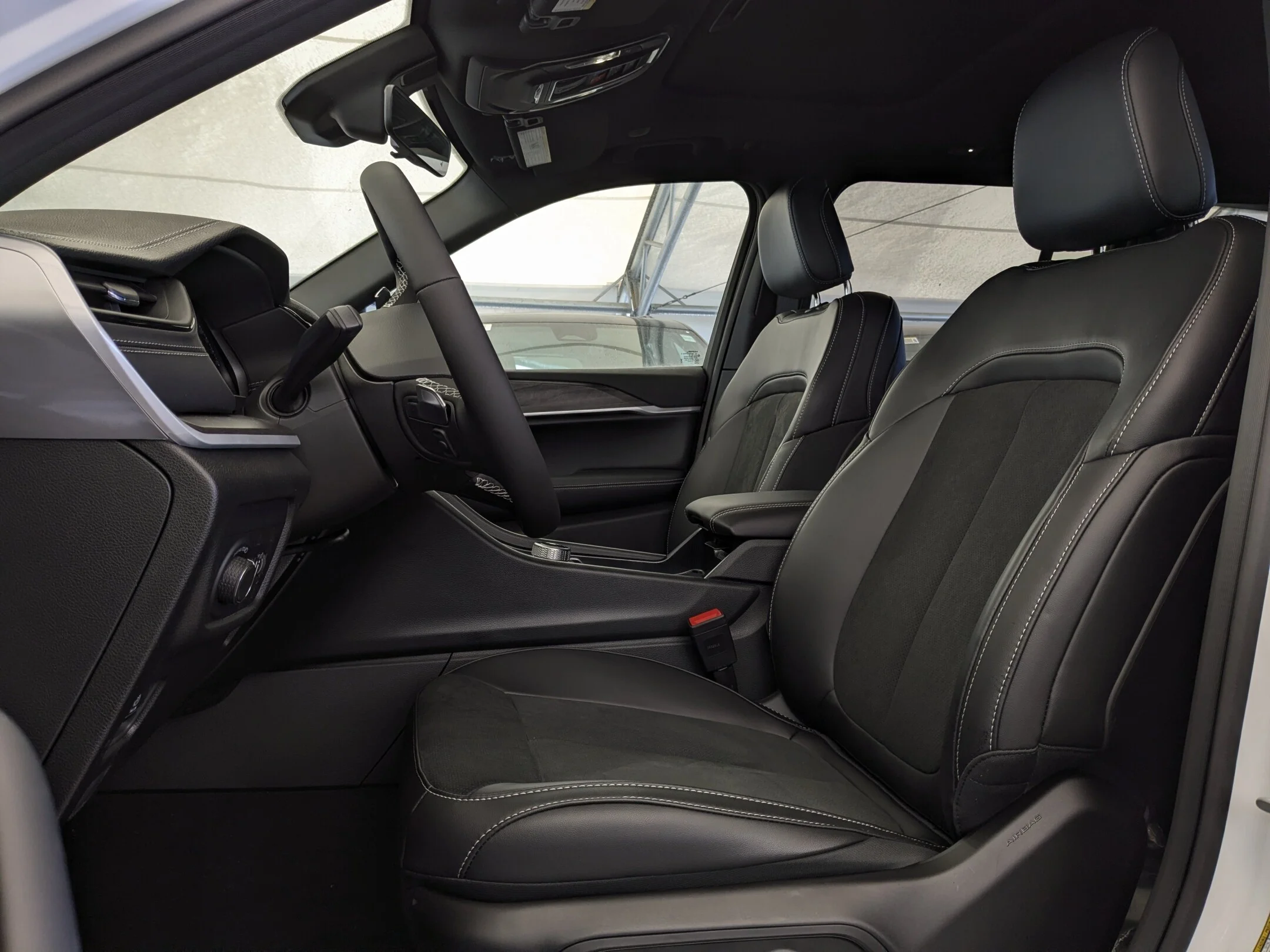 New 2026 White Jeep Altitude - - Power Sunroof - 20 Gloss Black Wheels - Capri Leatherette/Suede - Remote Start & More! image 15