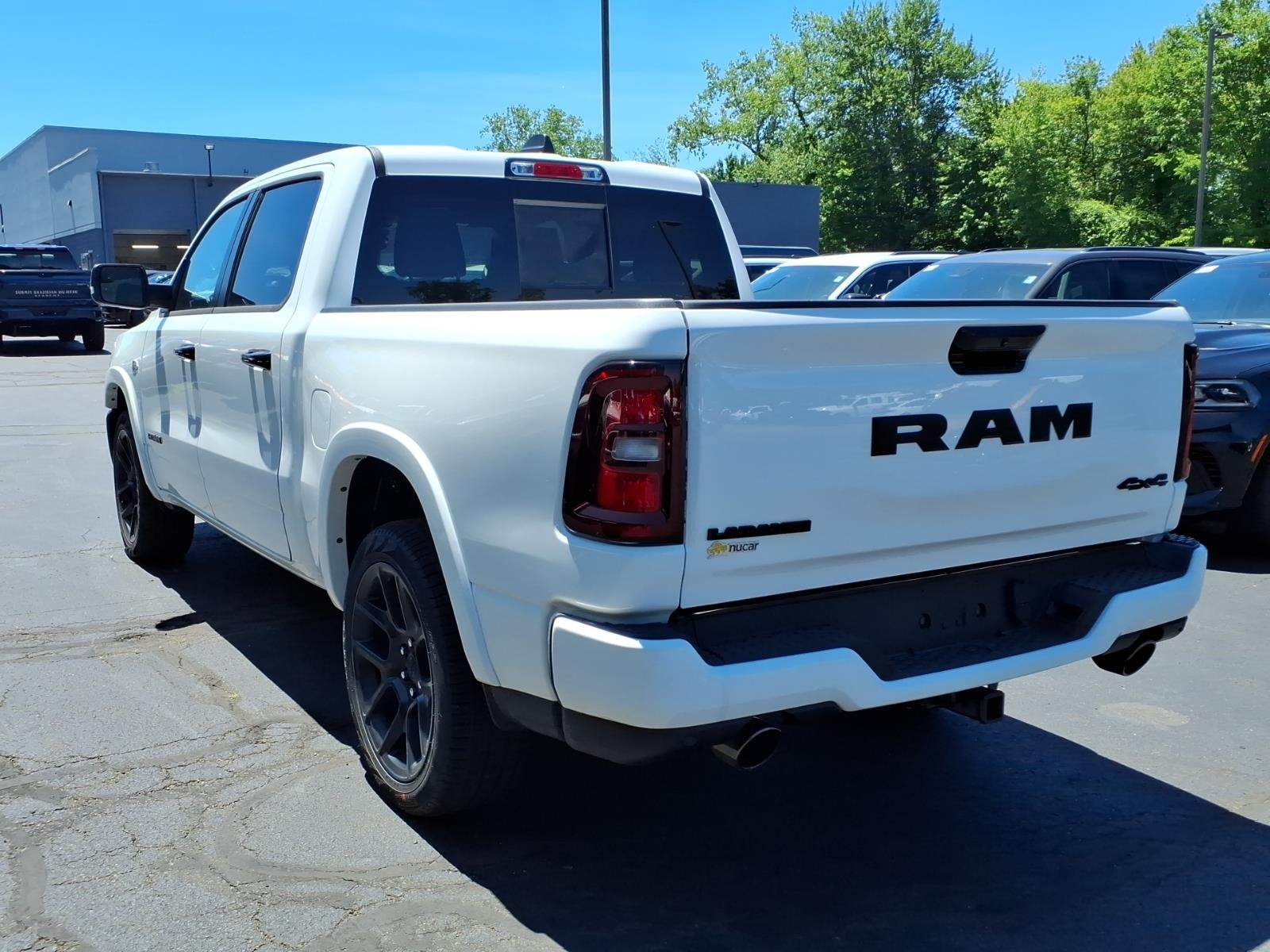 New 2026 Bright White Clear-Coat Exterior Paint RAM Laramie image 4