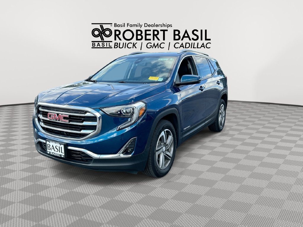 Used 2021 Blue GMC SLT image 4