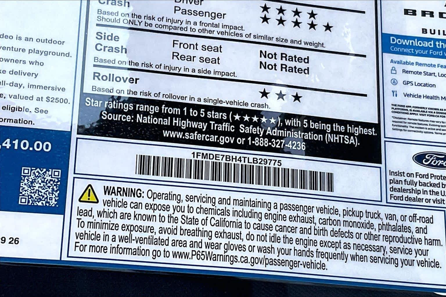 New 2026 Oxford White Ford Big Bend® image 18