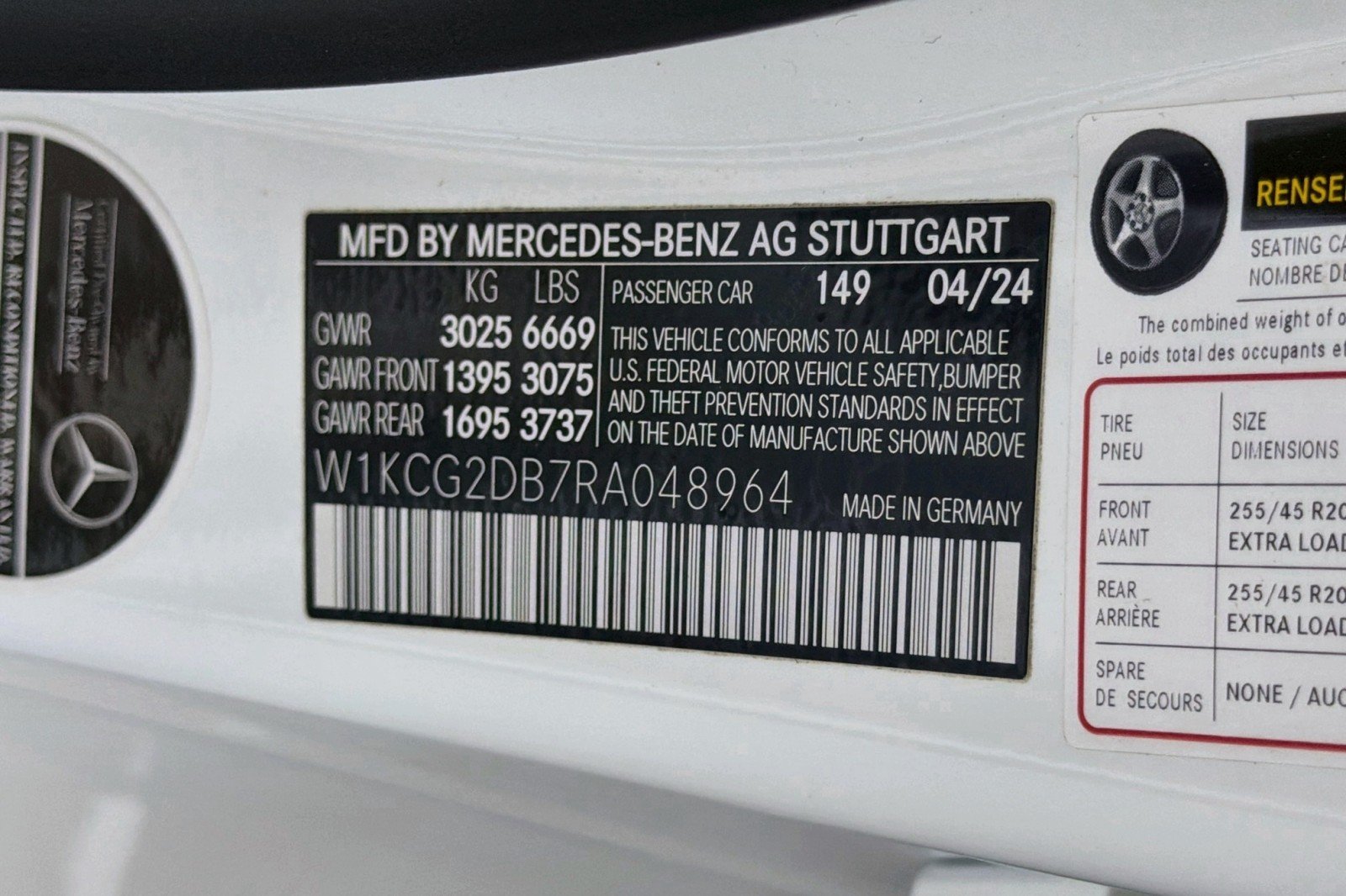 Certified Used 2024 Polar White Mercedes-Benz 450+ image 24