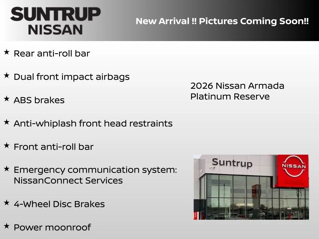 New 2026 White Nissan Platinum Reserve image 5