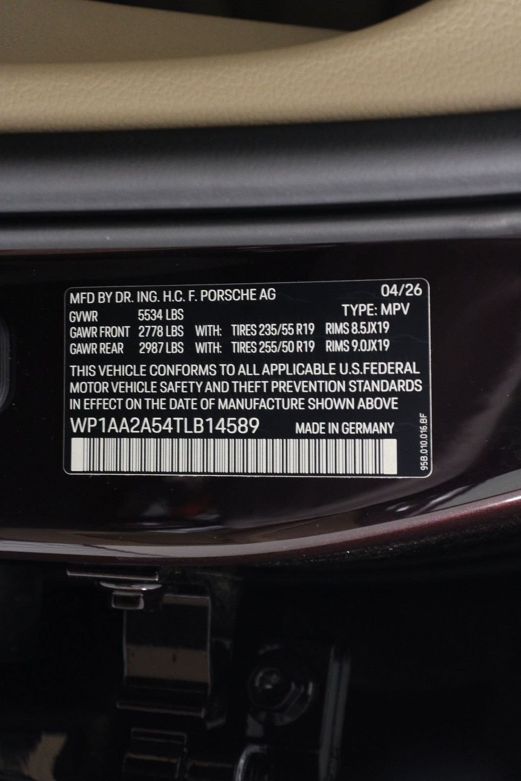 New 2026 Copper Ruby Metallic Porsche  image 24