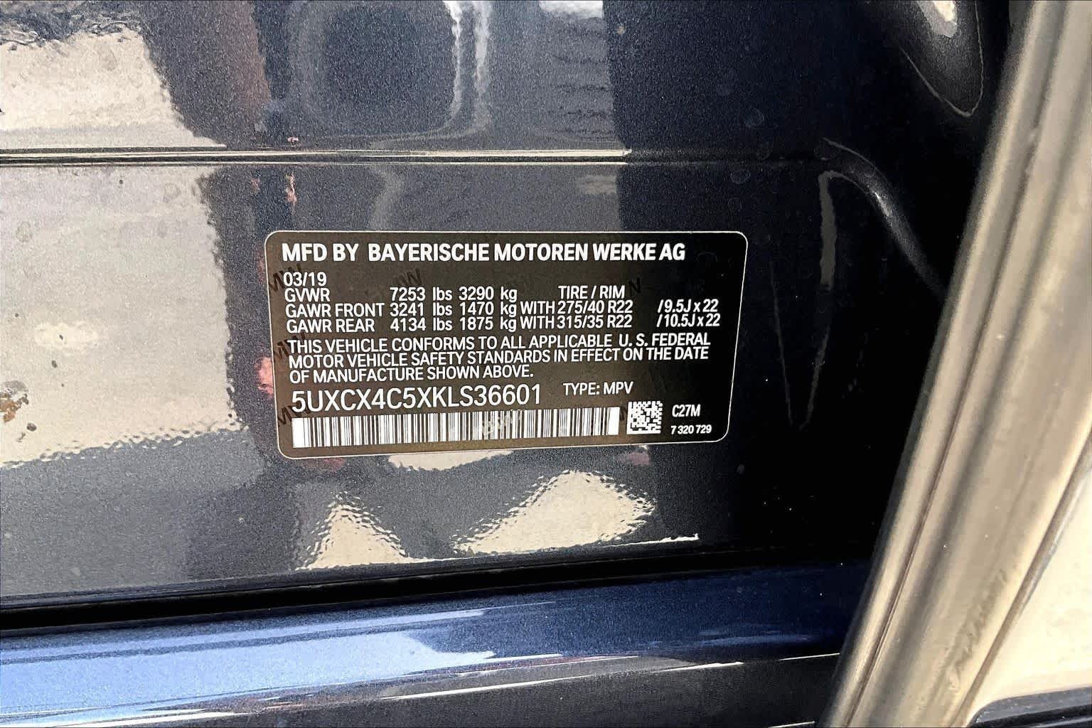 Used 2019 Arctic Gray Metallic BMW xDrive50i image 33