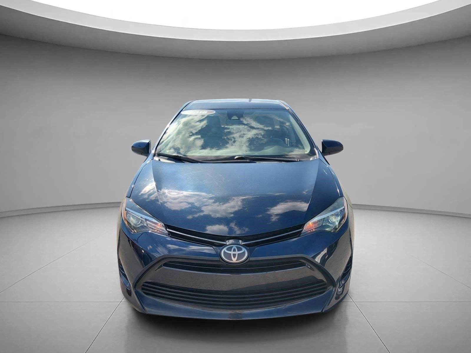 Used 2018 Galactic Aqua Mica Toyota LE image 8