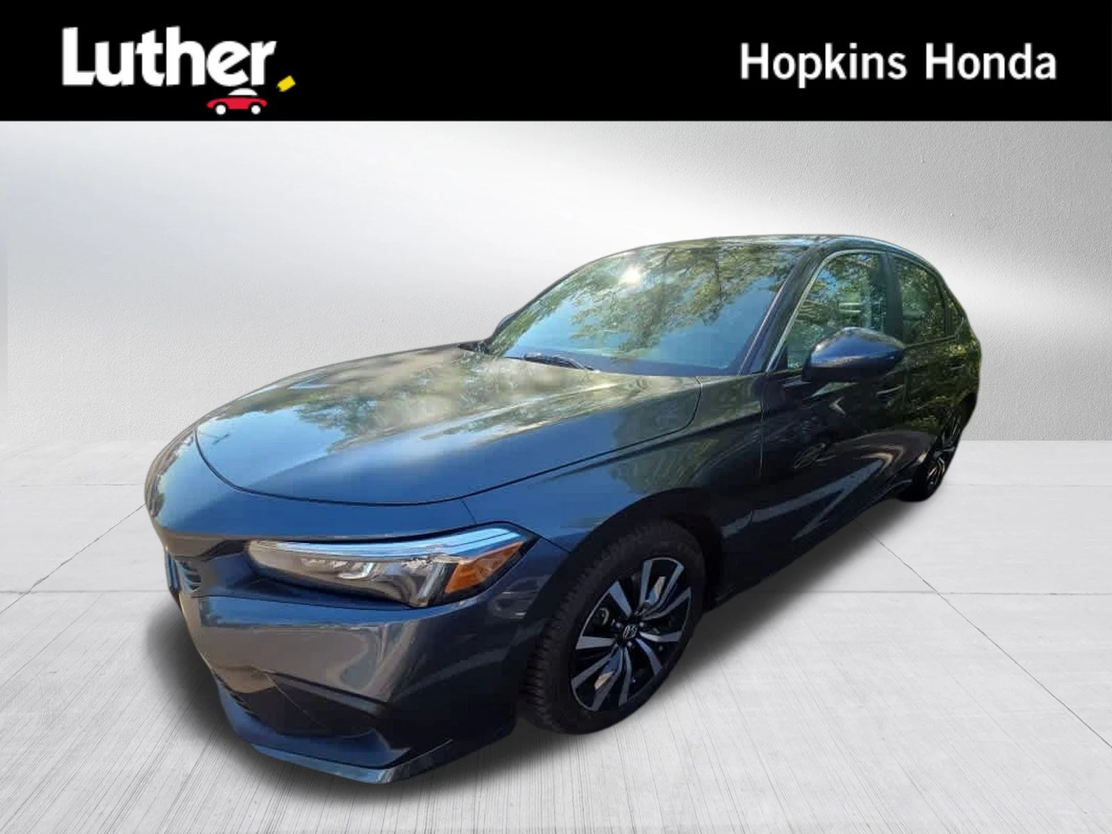 Certified Used 2024 Meteorite Gray Metallic Honda EX image 1