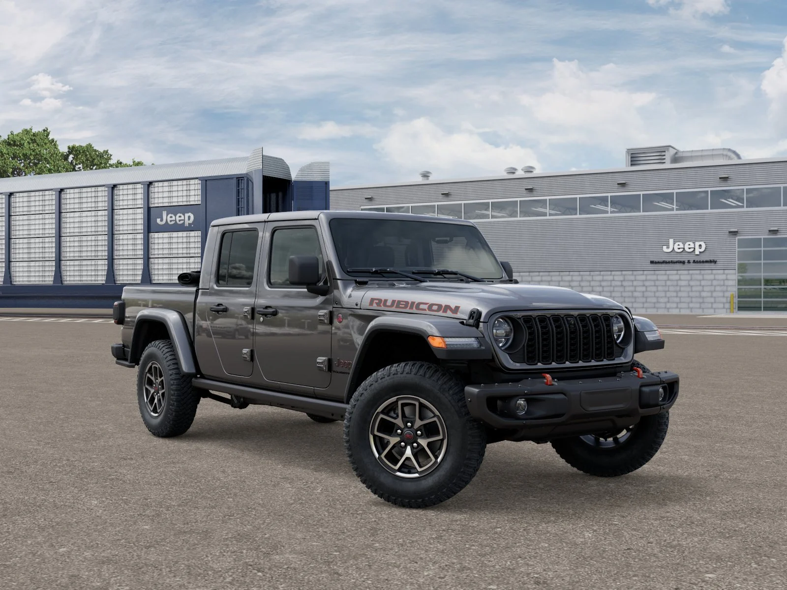 New 2027 Granite Crystal Metallic Clearcoat Jeep Rubicon image 3