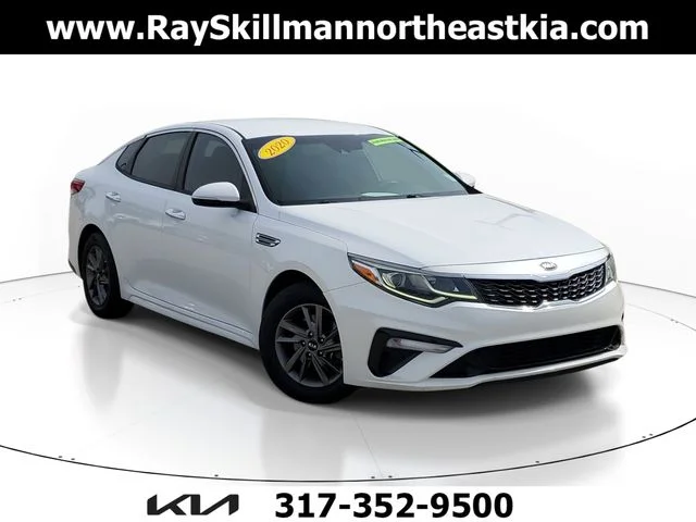 Used 2020 White Kia LX image 1