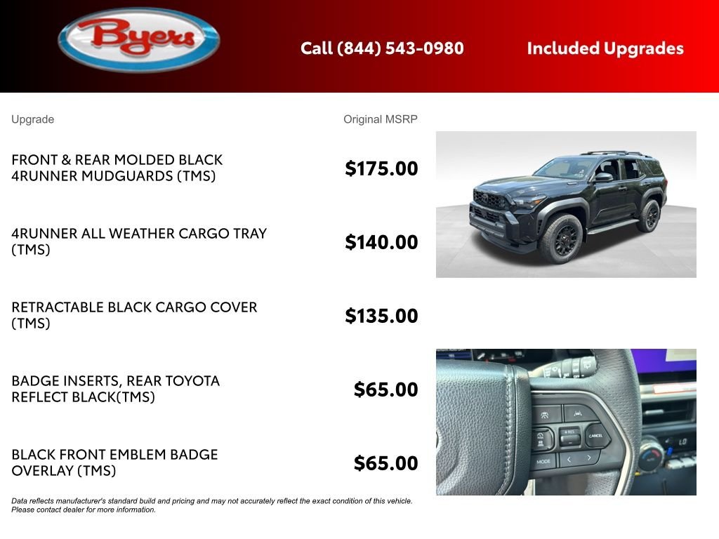 New 2026 Black Toyota 4Runner TRD Off-Road Premium image 11