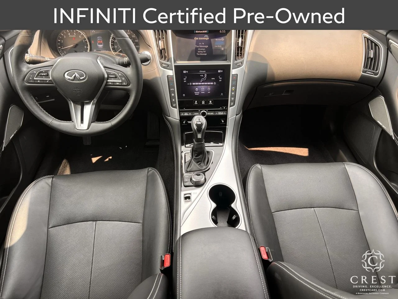 Certified Used 2023 Pure White INFINITI LUXE image 8