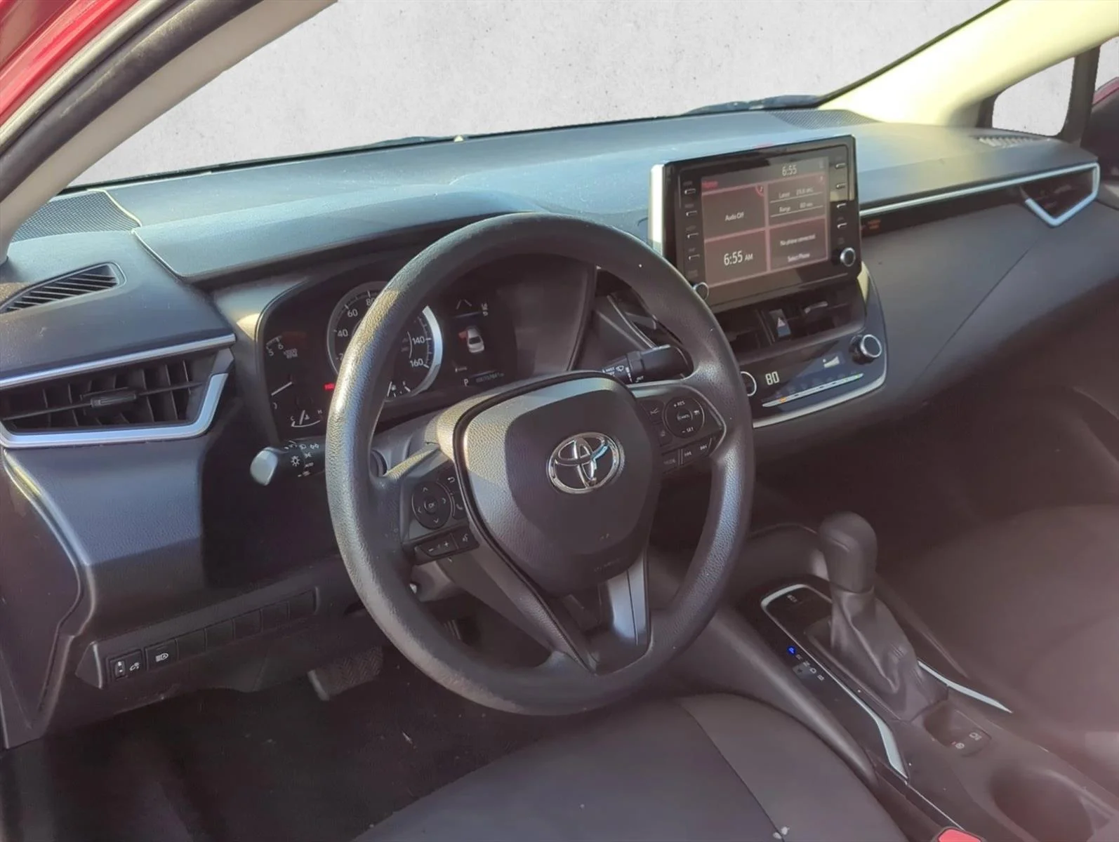 Used 2020 Barcelona Red Metallic Toyota LE image 9