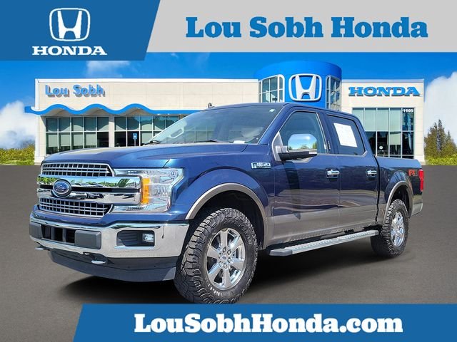 Used 2020 Blue Jeans Metallic Ford Lariat image 1