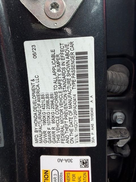 Used 2023 Gray Honda LX image 31