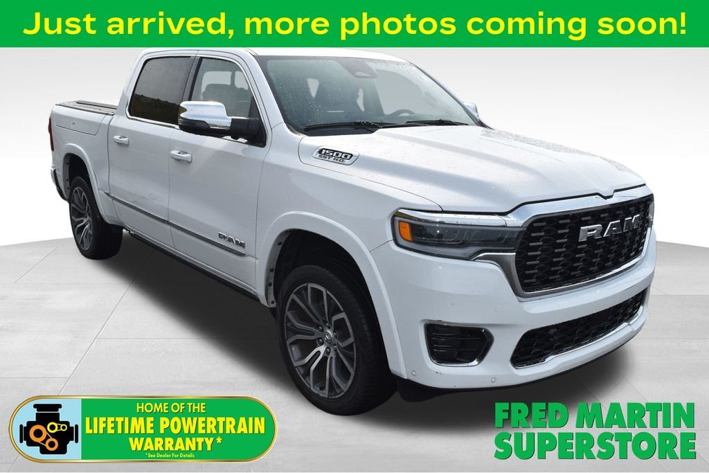 Used 2025 Bright White Clearcoat RAM Tungsten image 1