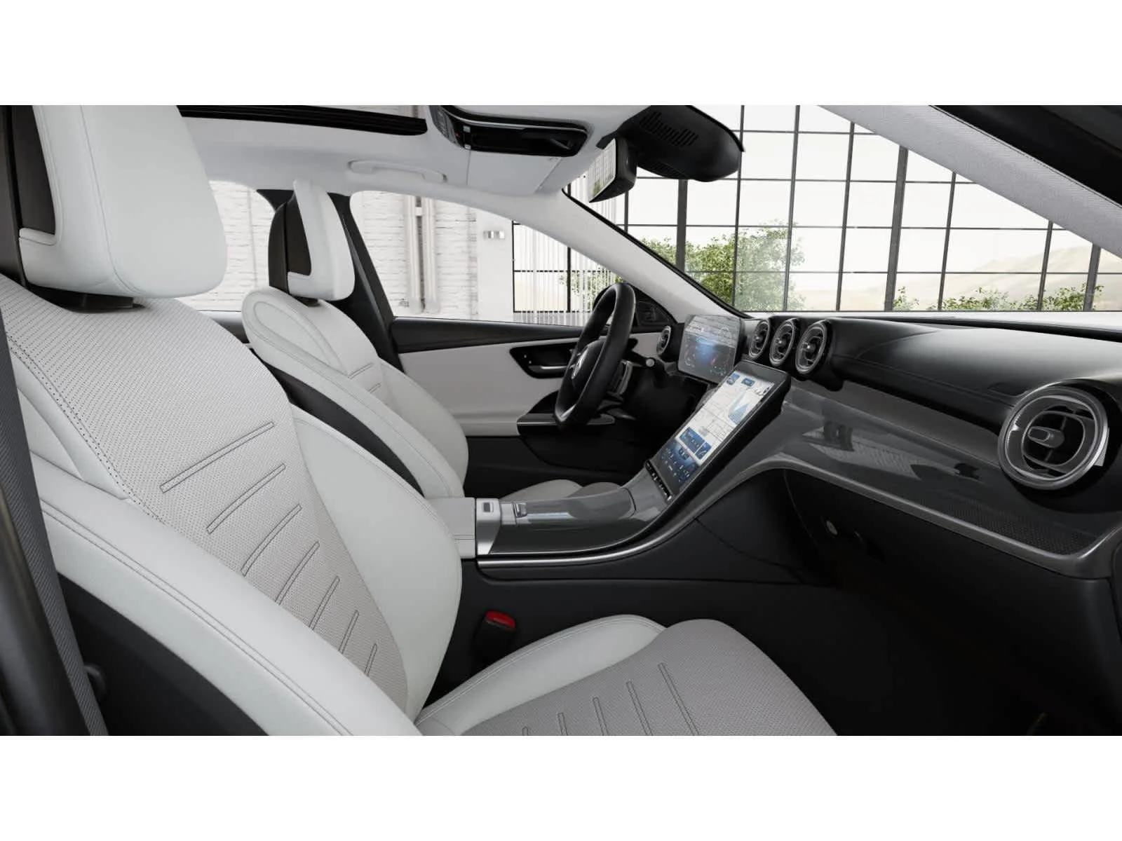 New 2026 Selenite Grey Metallic Mercedes-Benz C 300 image 3