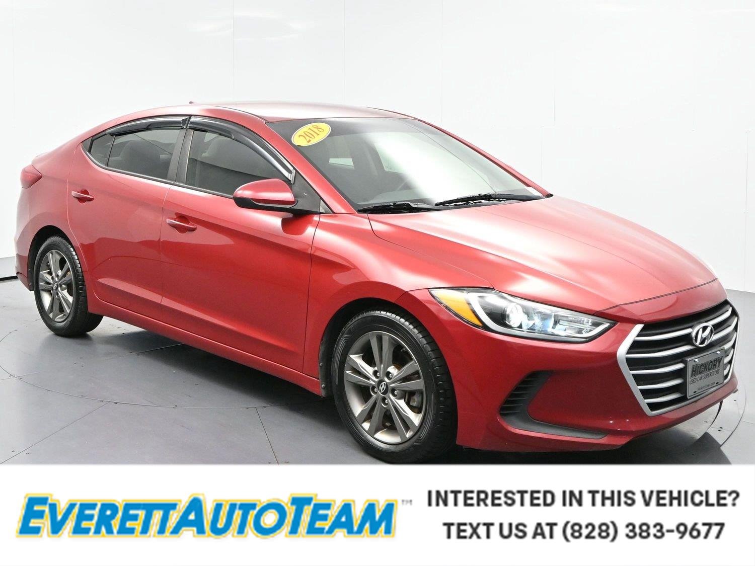 Used 2018 Scarlet Red Hyundai SEL image 1