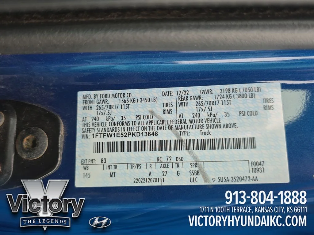 Used 2023 Blue Ford XLT image 19