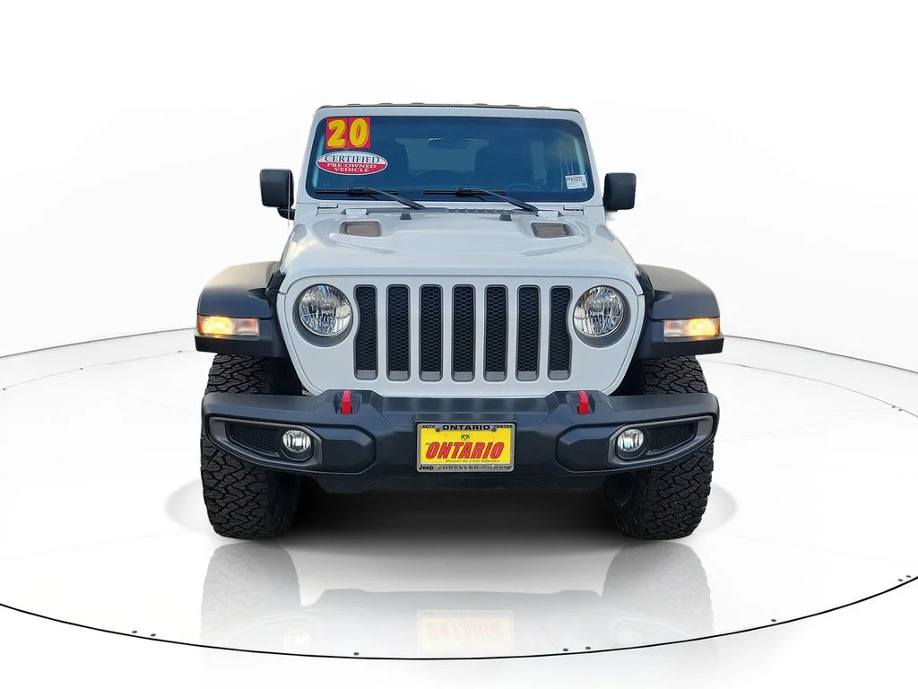 Certified Used 2020 White Jeep Unlimited Rubicon image 9