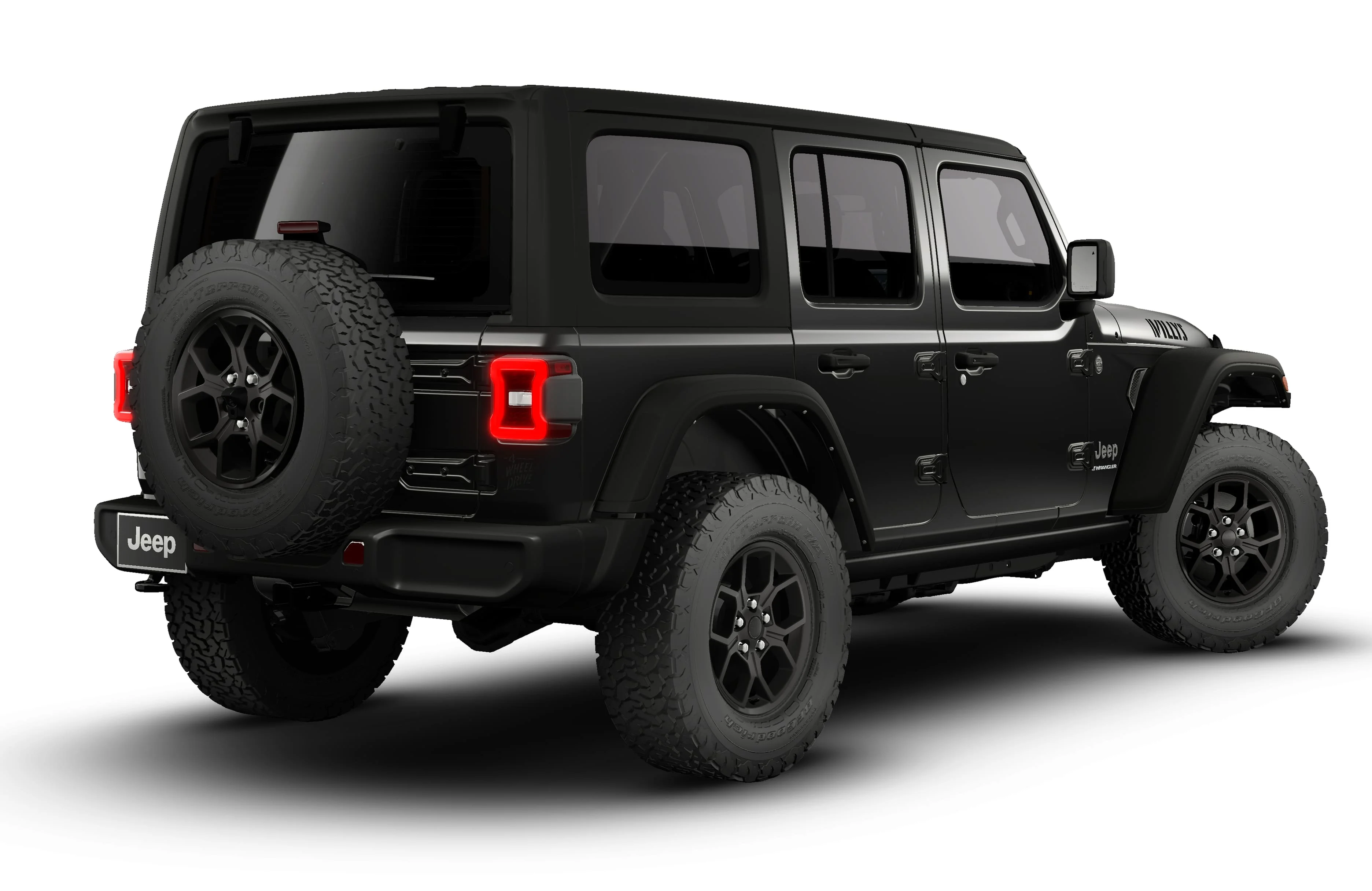New 2026 Black Jeep Willys image 1