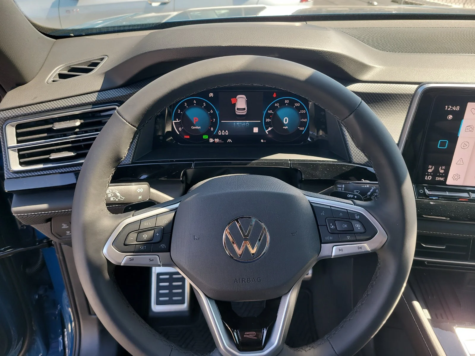 New 2026 Mountain  Lake Blue Metallic Volkswagen 2.0T SEL R-Line Black image 29
