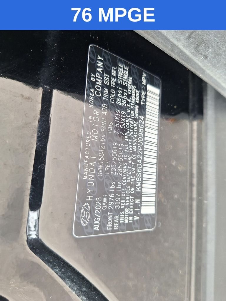 Certified Used 2023 Black Hyundai SEL Convenience image 33