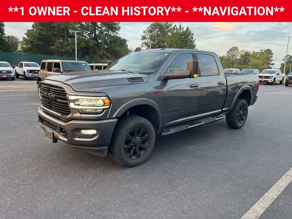Used 2022 Granite Crystal Clearcoat Metallic Ram Laramie image 2