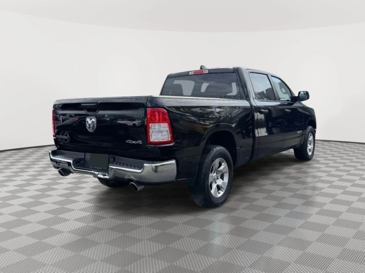 Used 2023 Diamond Black Crystal Pearlcoat RAM Big Horn Crew Cab 4x4 64