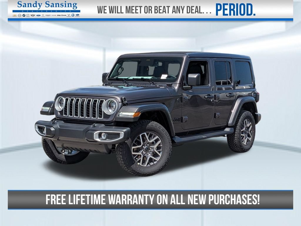 New 2026 Granite Crystal Metallic Clear-Coat Exterior Paint Jeep Sahara image 1