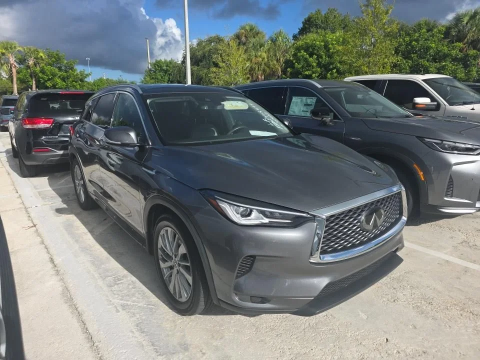 Certified Used 2023 Gray INFINITI LUXE image 2