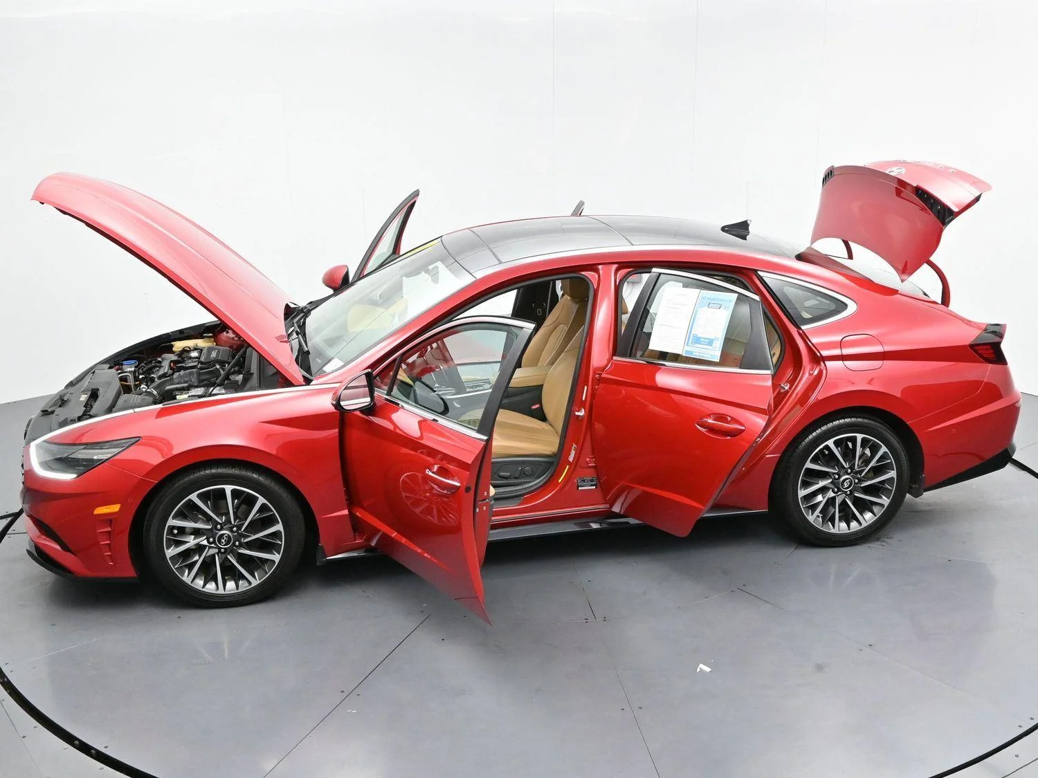 Used 2021 Calypso Red Hyundai Limited image 46
