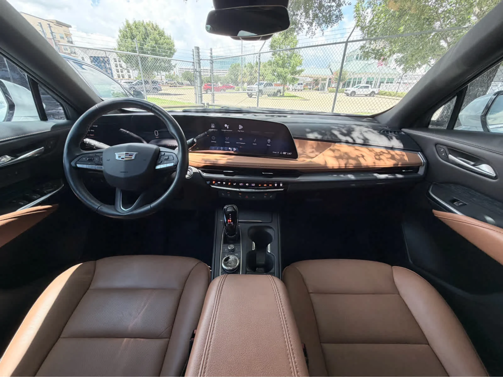 Used 2024 Crystal White Tricoat Cadillac Premium Luxury image 26