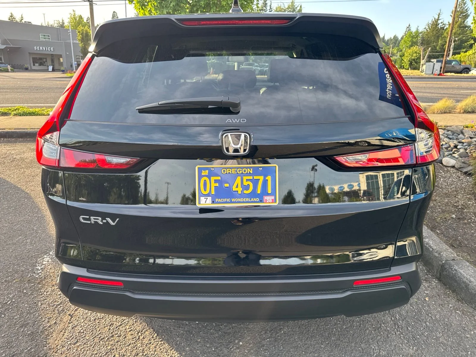 Used 2025 Crystal Black Pearl Honda EX image 5
