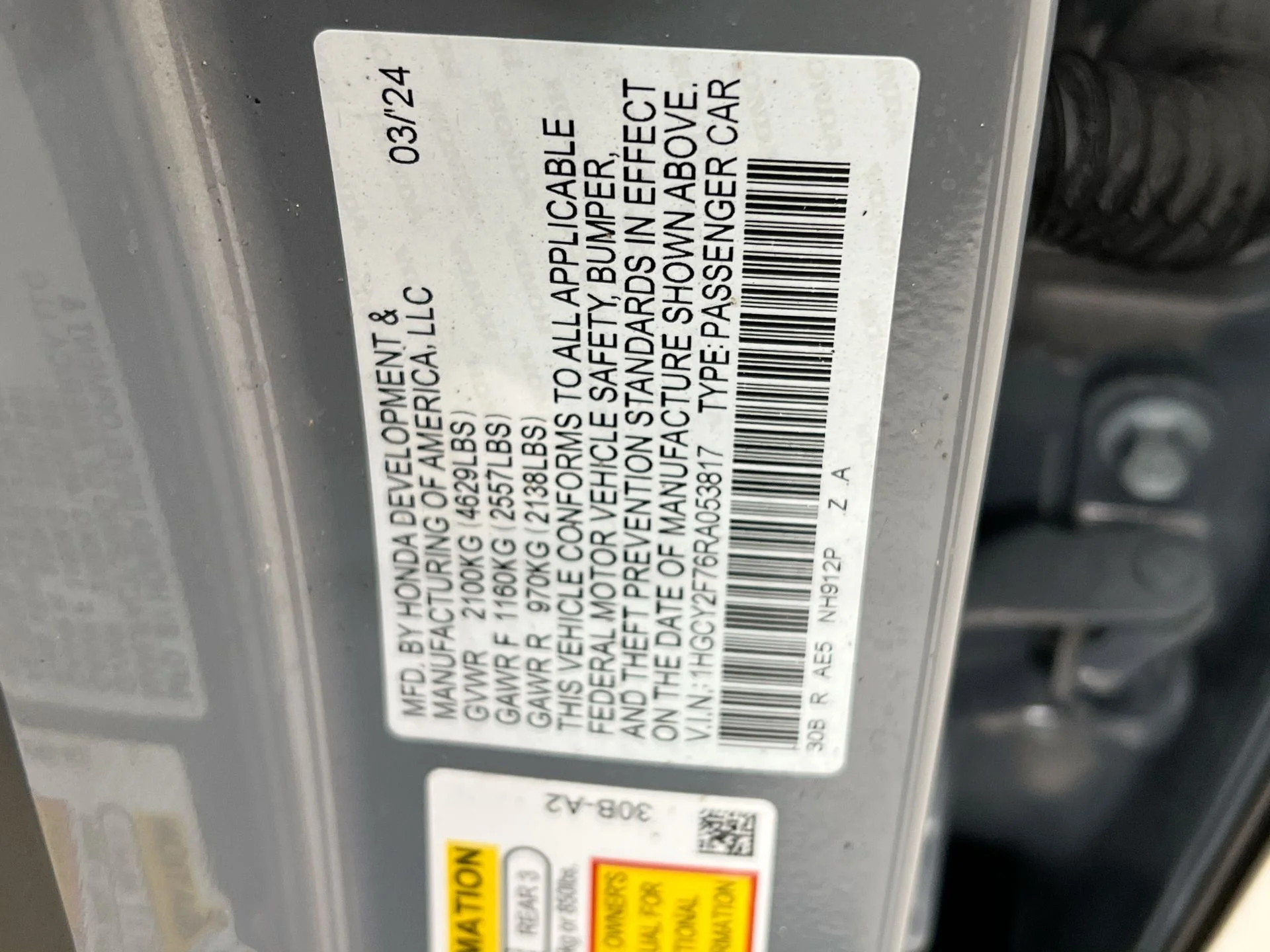 Used 2024 Gray Honda Sport-L image 41