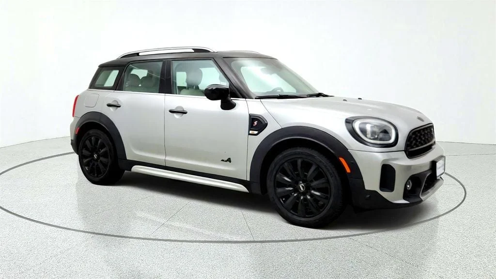 Used 2024 Melting Silver III Metallic MINI Cooper S ALL4, Iconic w/ Chesterfield Leather image 3