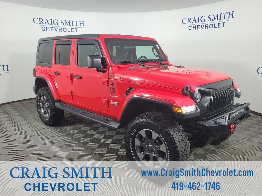 Used 2019 Red Jeep Sahara image 7