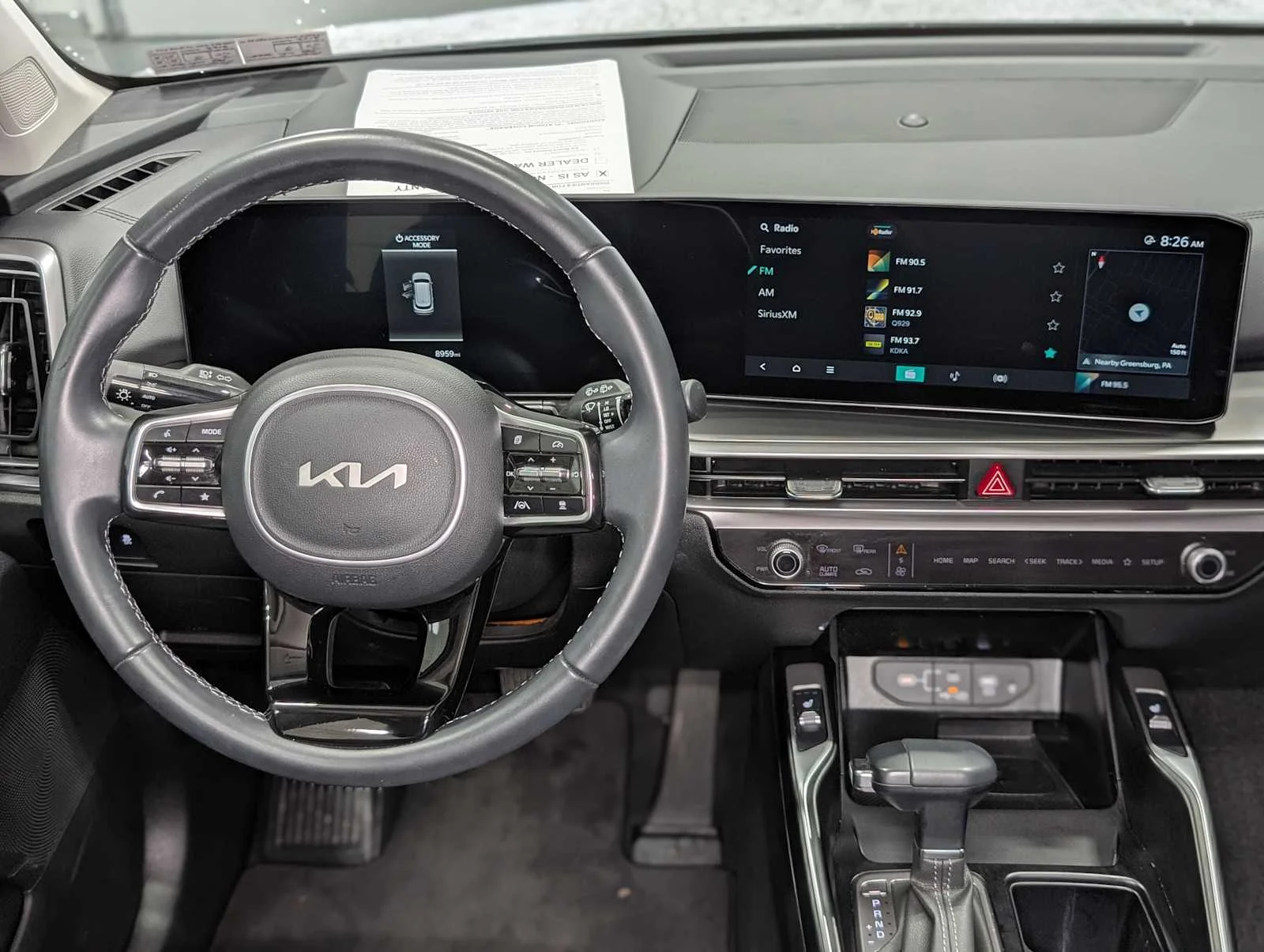 Used 2025 Glacial White Pearl Kia S image 5