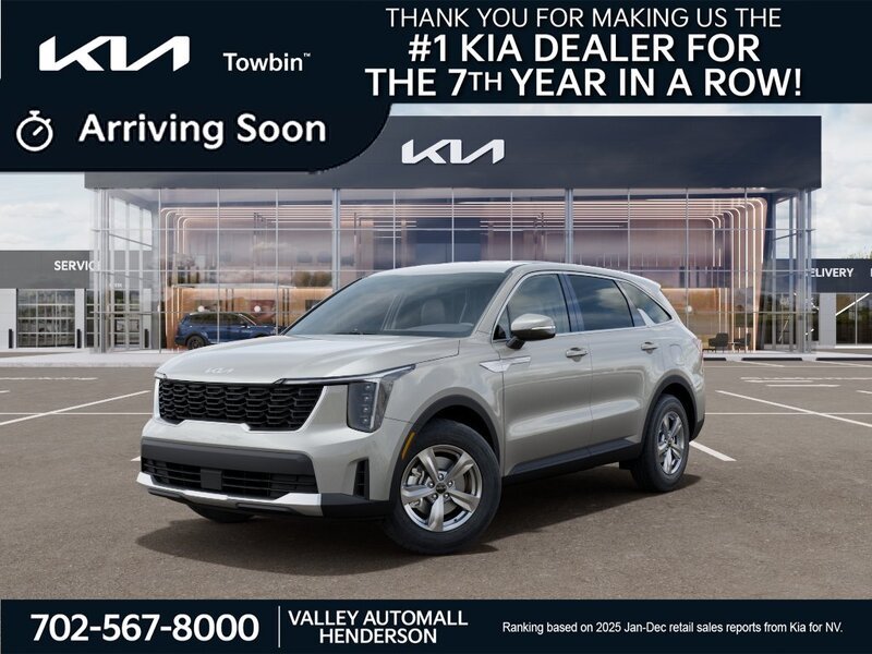 New 2026 Ivory Silver Kia LX image 1