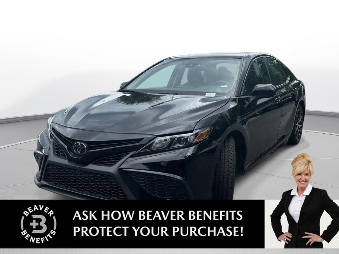 Used 2024 Midnight Black Metallic Toyota SE image 1