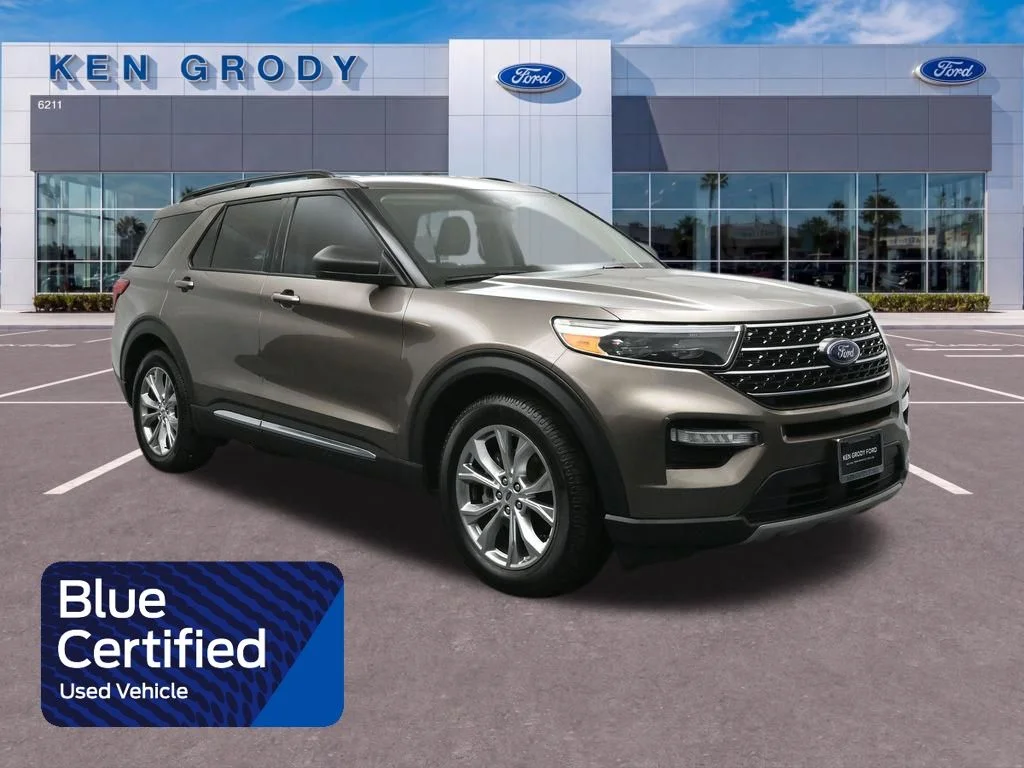Certified Used 2021 Gray Ford XLT image 1