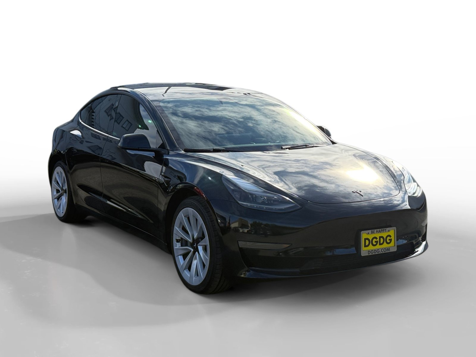 Used 2022 Solid Black Tesla Base image 7