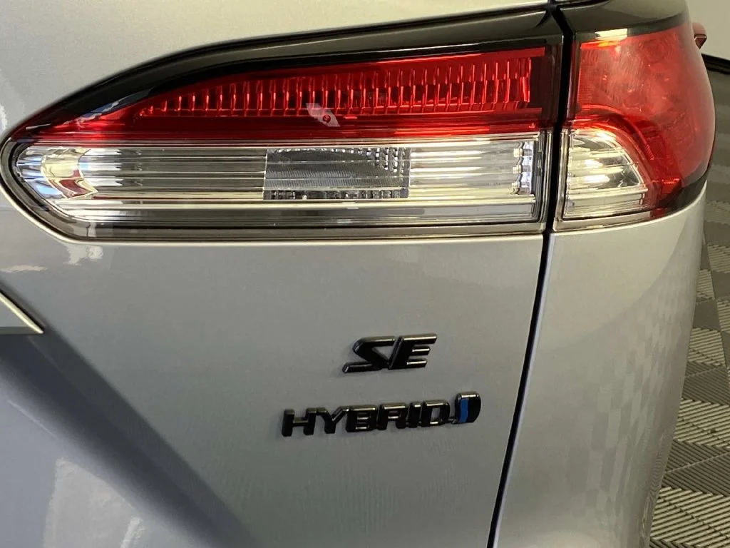 Used 2024 Silver Toyota Hybrid SE image 8