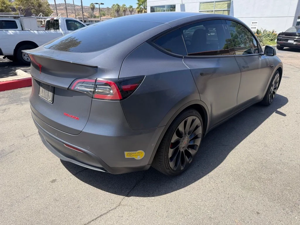 Used 2022 Gray Tesla Performance image 12