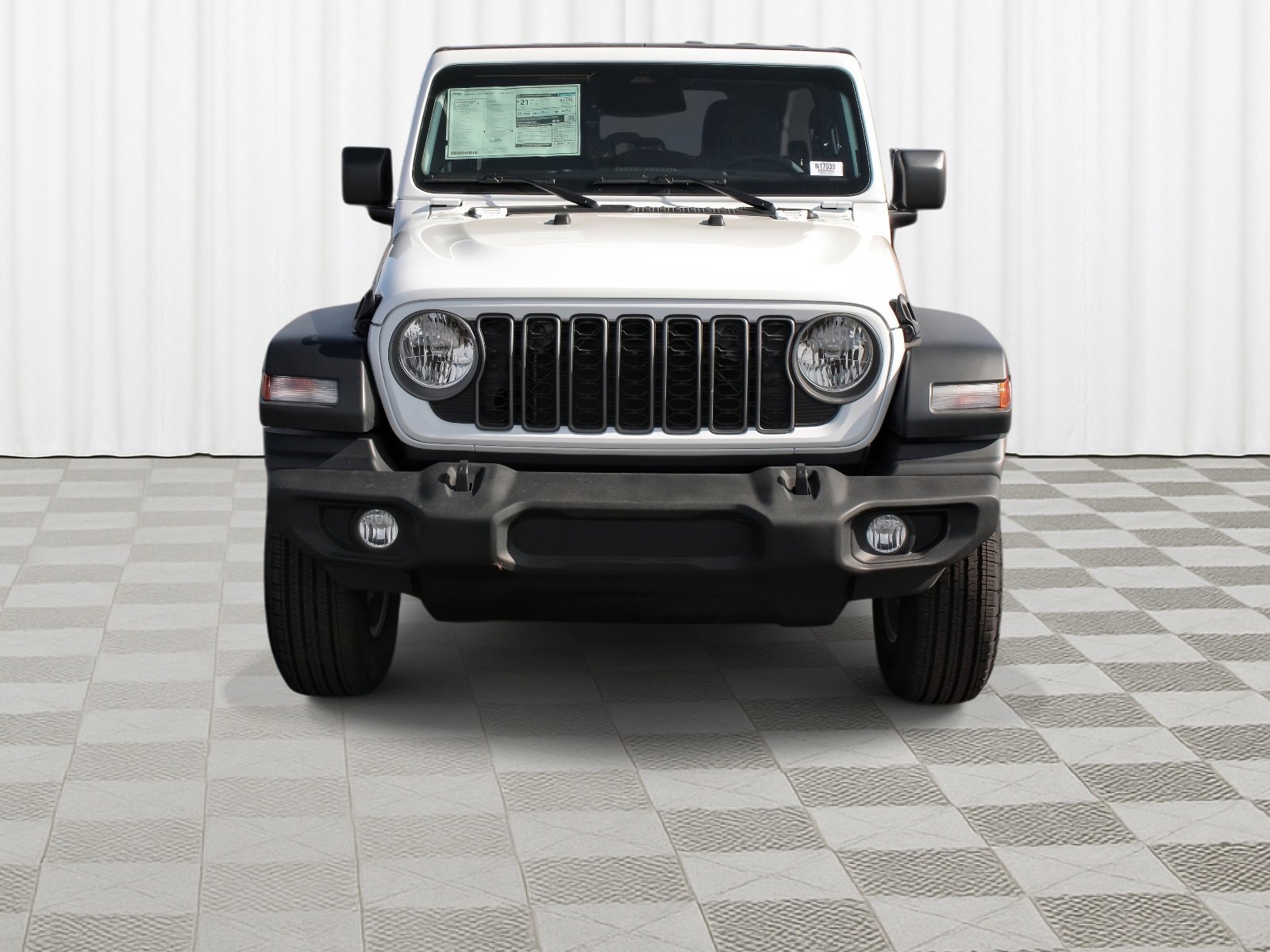 New 2026 Bright White Clear-Coat Exterior Paint Jeep Sport S image 27