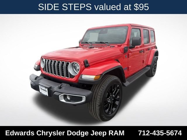 Used 2025 Red Jeep Sahara 4xe image 3