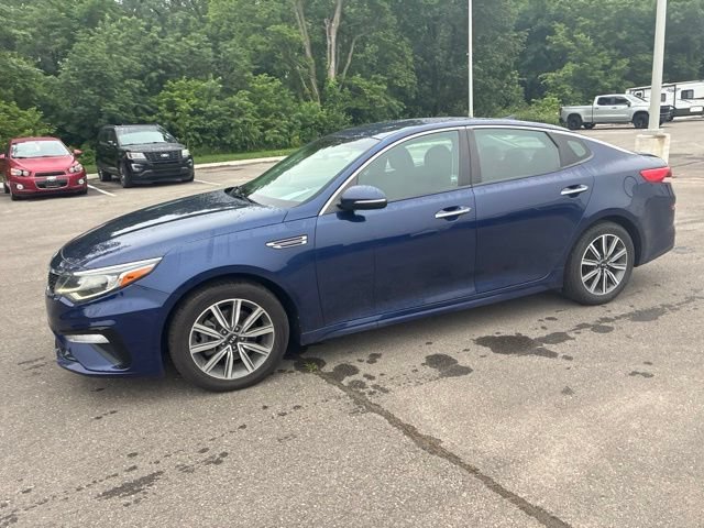 Used 2019 Kia Optima LX with VIN 5XXGT4L3XKG355682 for sale in Kansas City