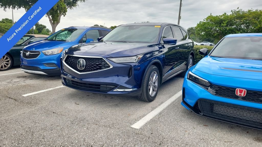 Certified Used 2024 Fathom Blue Pearl Acura MDX image 3