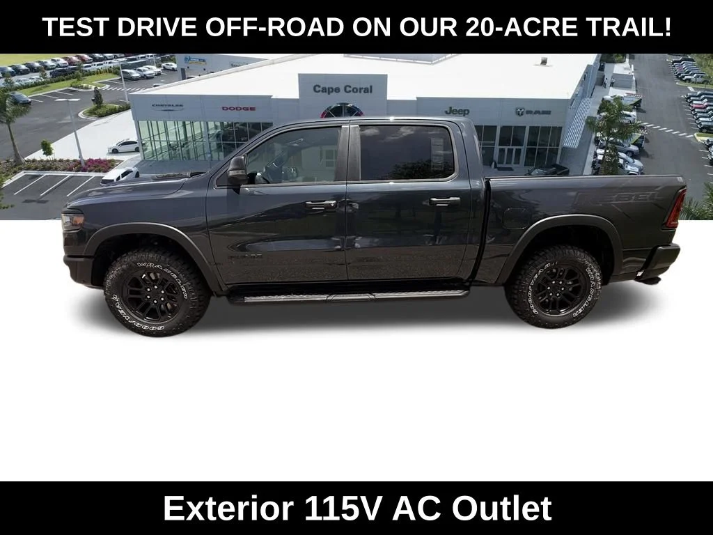 New 2026 Forged Blue Metallic Exterior Paint RAM Rebel image 8