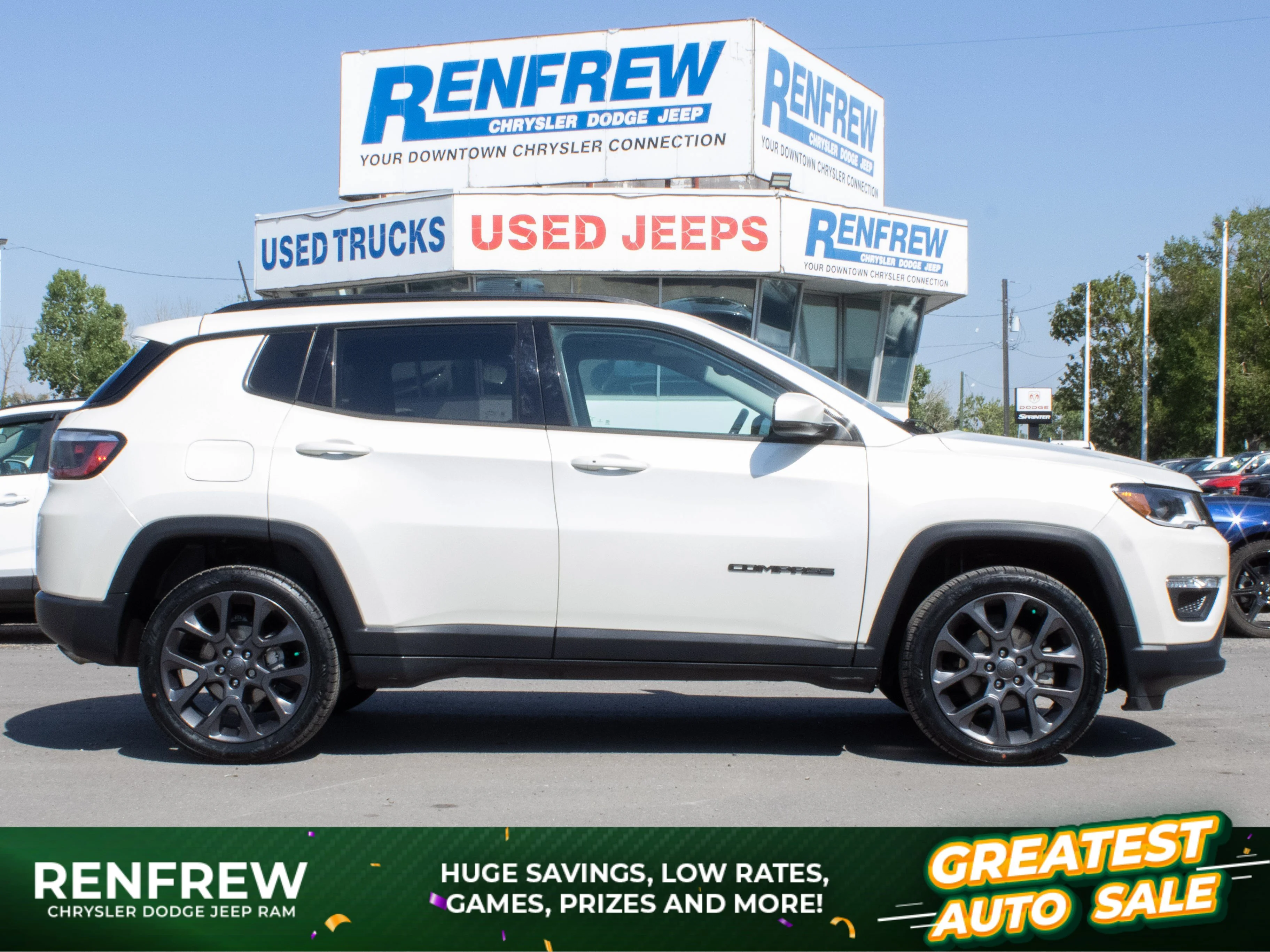 Used 2019 White Jeep Limited* 4x4 High Altitude, Heated Seats & Wheel, Panoramic Sunroof, Beats Audio image 1