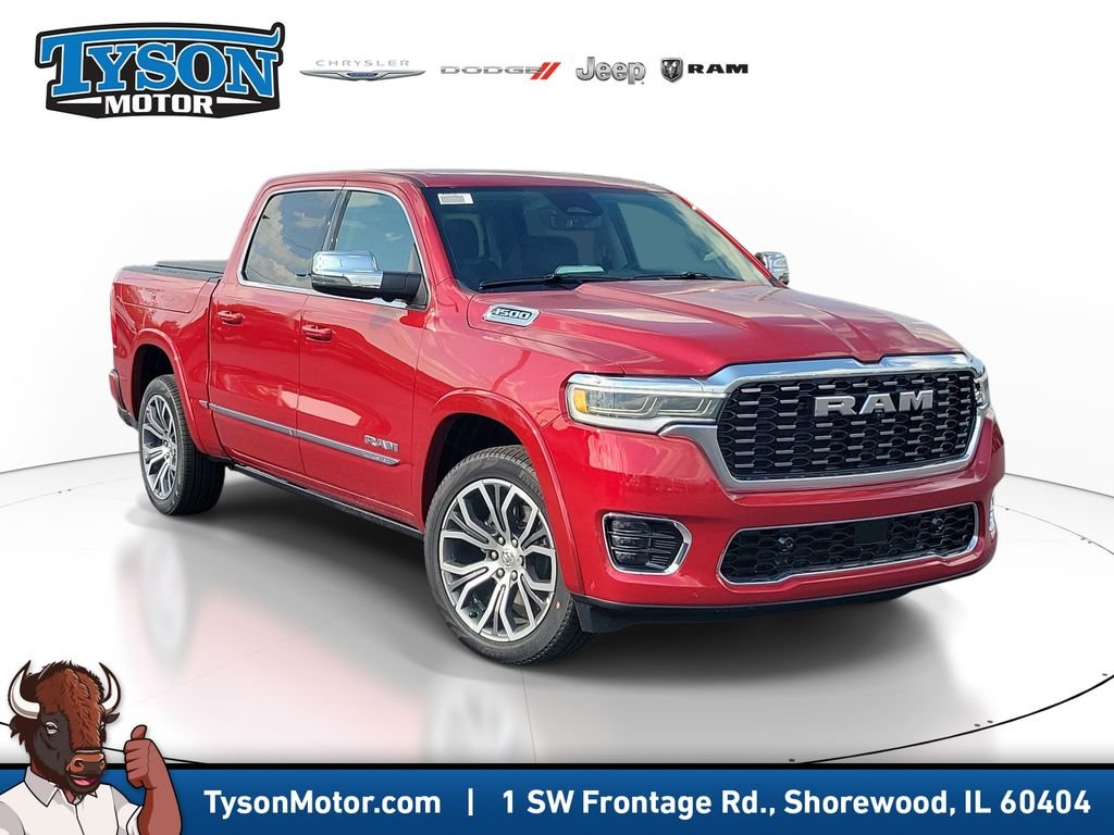 New 2026 Molten Red Pearl-Coat Exterior Paint RAM Tungsten image 1