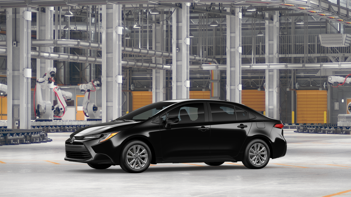 New 2026 Midnight Black Metallic Toyota LE image 3